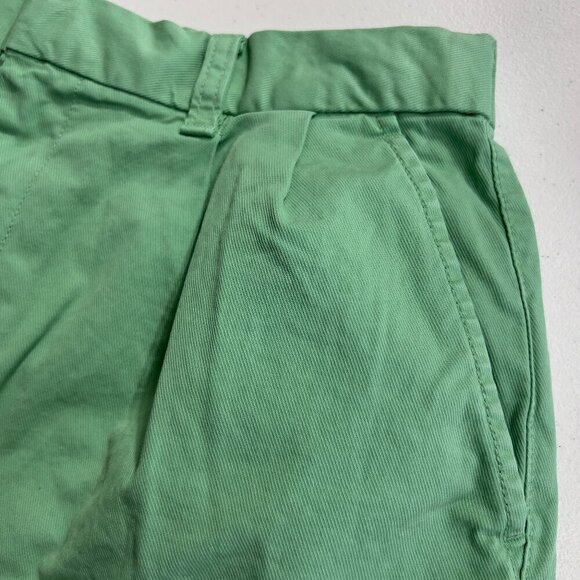 GAP Green High Rise Shorts Women's Size 8 Stretch Cotton Blend - Picture 5 of 9